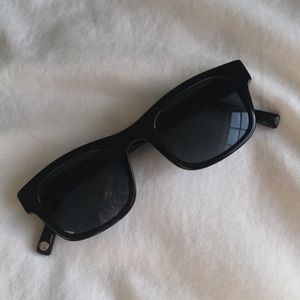 Warby Parker Huxley Unisex Black Sunglasses